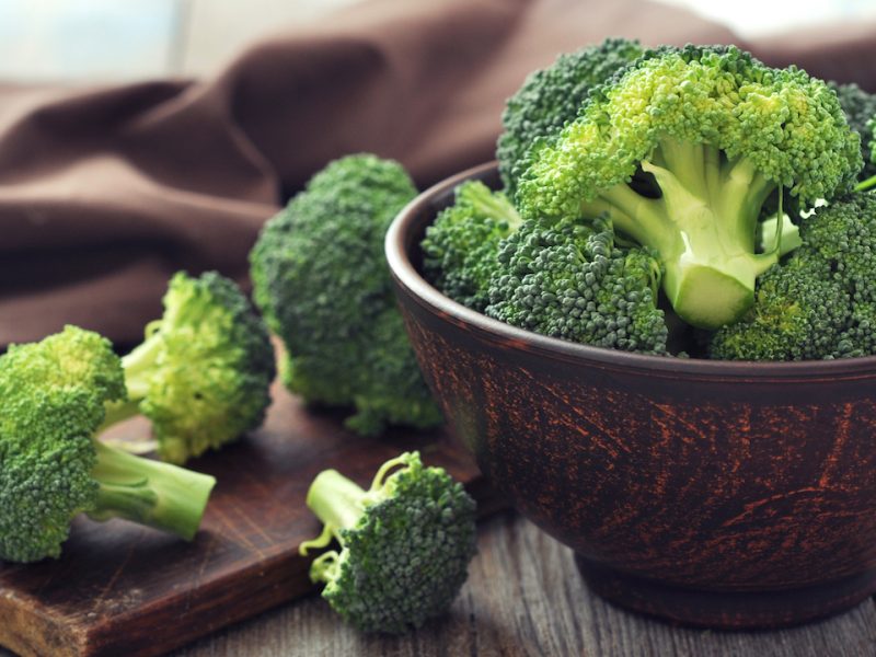 Chopped and Steamed Broccoli