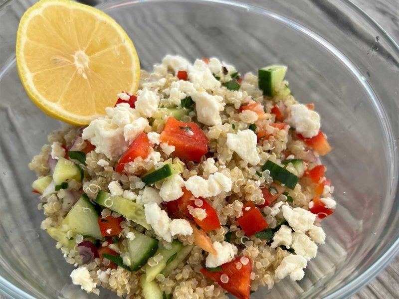 Simple Meal Prep Quinoa Dish