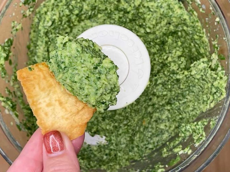 Artichoke and Arugula Dip