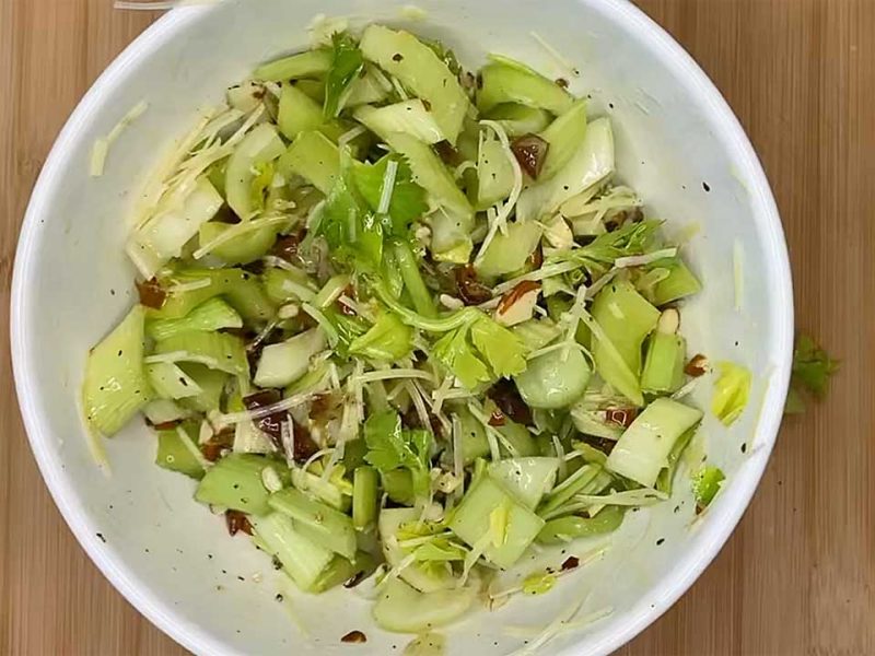 Celery and Date Salad