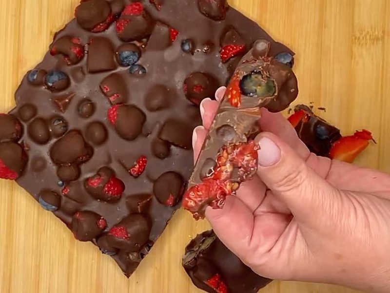 Dark Chocolate Berry Bark