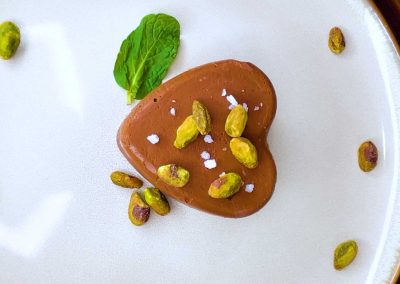Chocolate Peach Dessert
