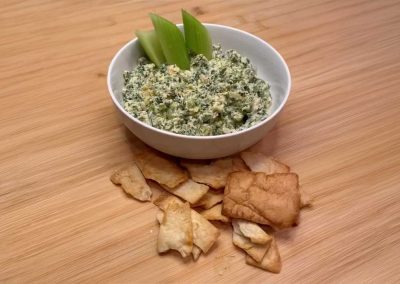 Spinach Artichoke Hummus Dip