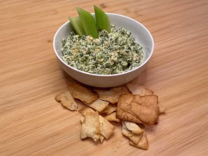 Spinach Artichoke Hummus Dip